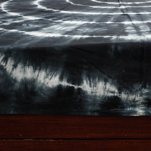 Black - Tie & Dye Cotton Double Shibori Bed Sheet Set