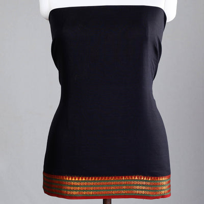 Black - 3pc Cotton Dharwad Dress Material 04