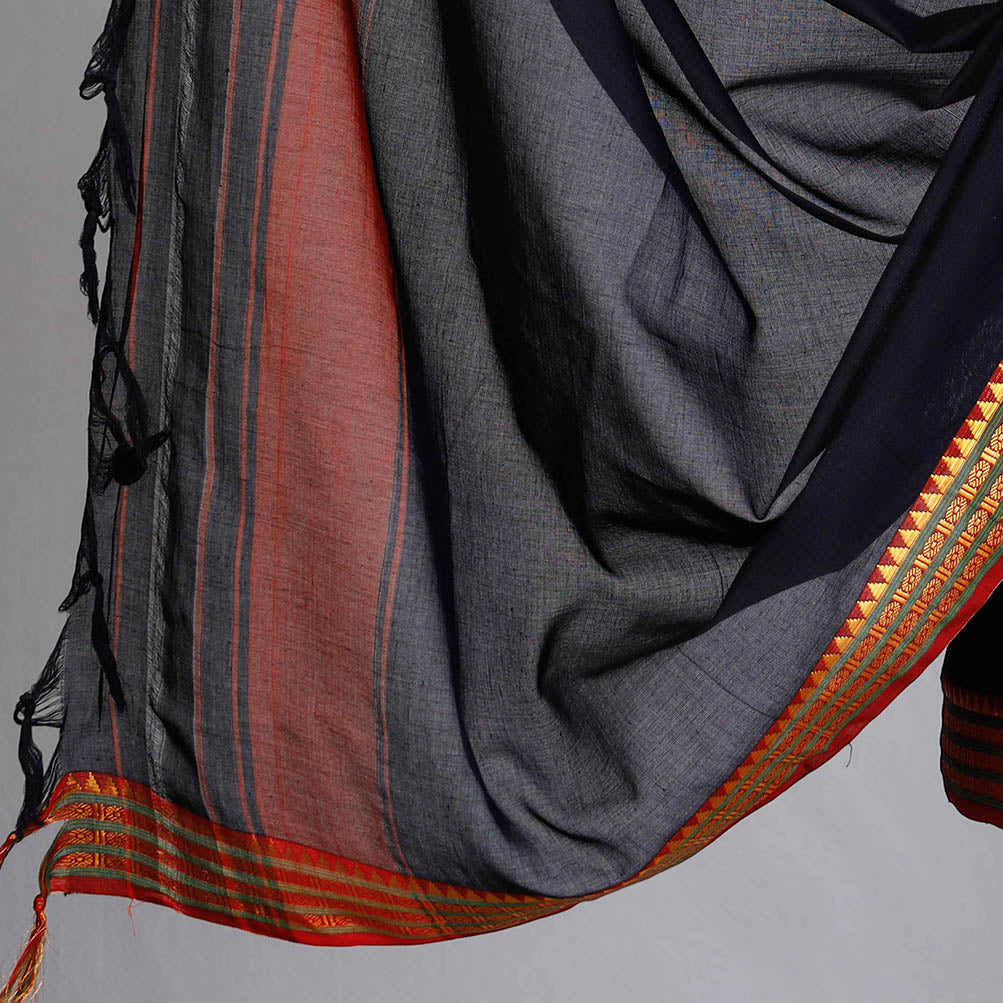 Black - 3pc Cotton Dharwad Dress Material 04