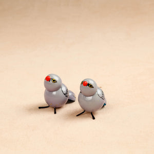 Baby Birds - Etikoppaka Handcrafted Wooden Decor Item