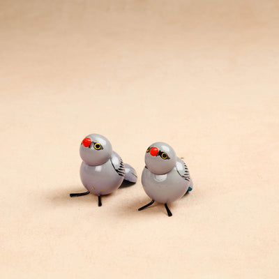 Baby Birds - Etikoppaka Handcrafted Wooden Decor Item