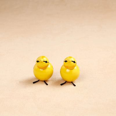 Baby Birds - Etikoppaka Handcrafted Wooden Decor Item
