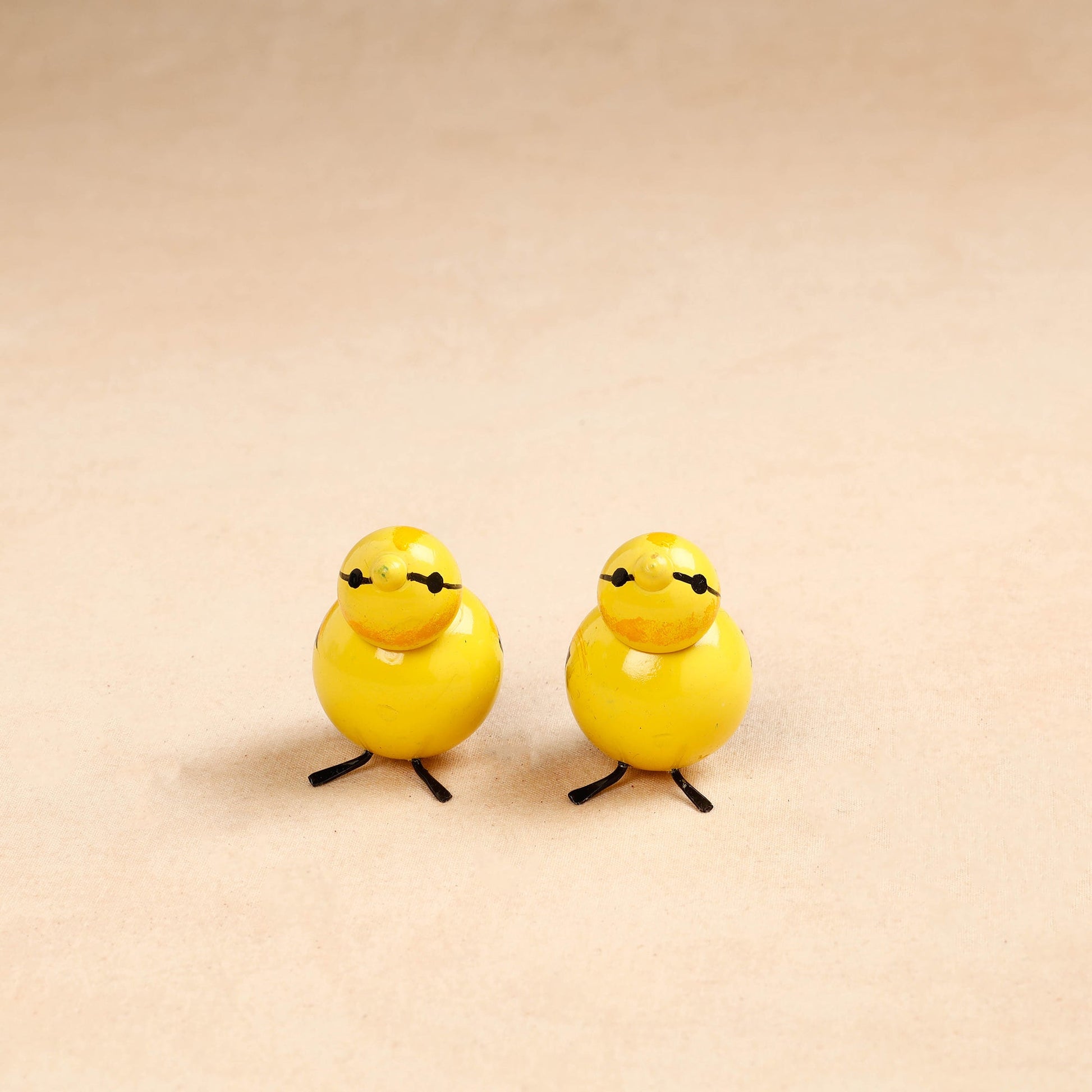 Baby Birds - Etikoppaka Handcrafted Wooden Decor Item