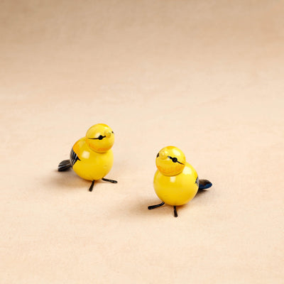 Baby Birds - Etikoppaka Handcrafted Wooden Decor Item