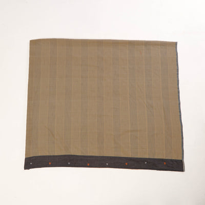 Brown - Rangoli Jamdani Cotton Blouse Piece