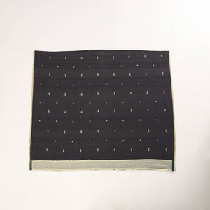 Black - Rangoli Jamdani Cotton Blouse Piece