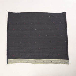 Black - Rangoli Jamdani Cotton Blouse Piece