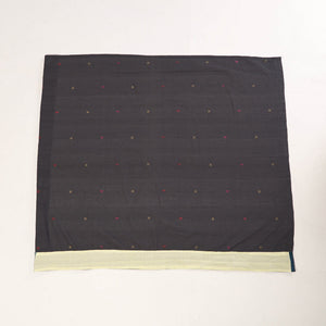 Black - Rangoli Jamdani Cotton Blouse Piece