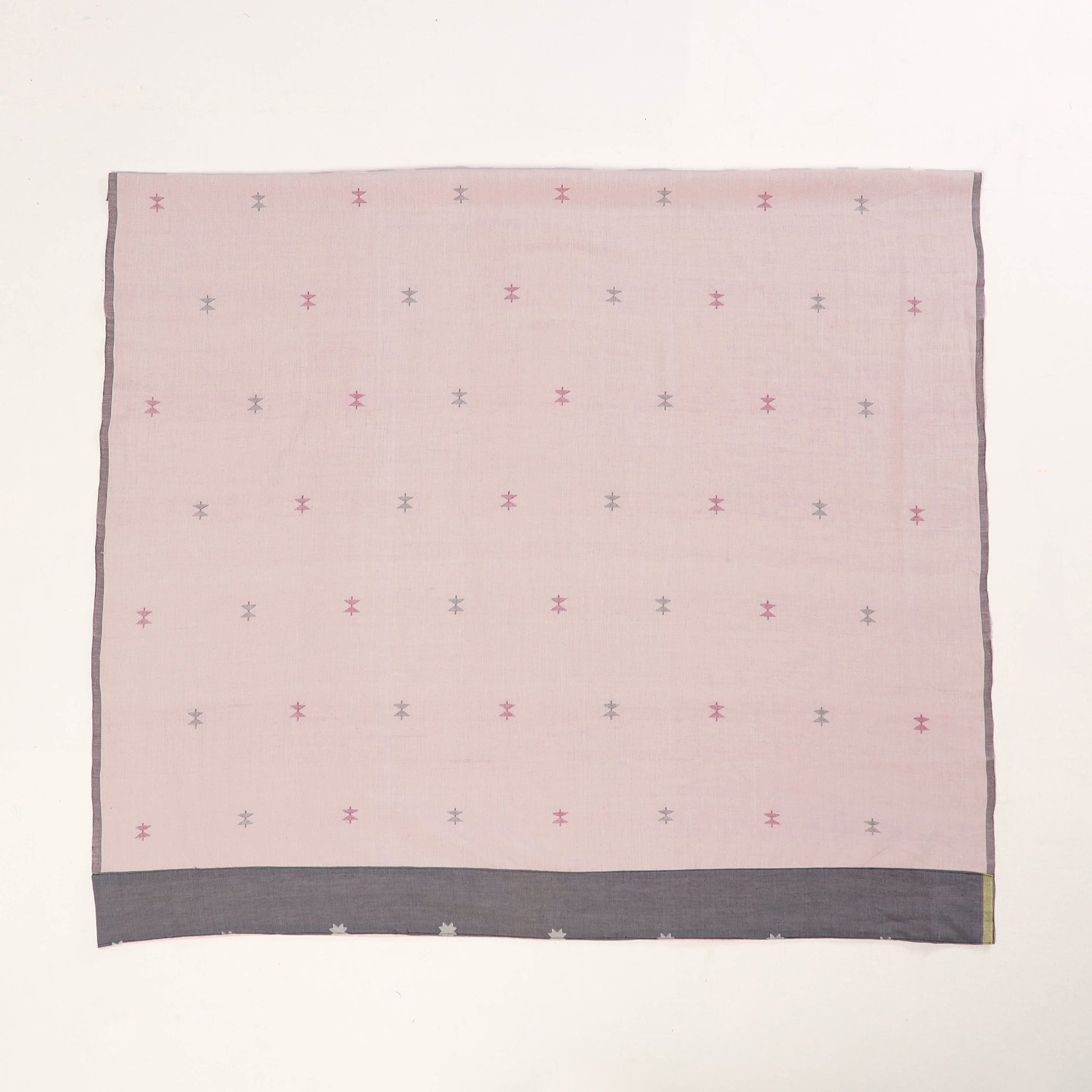 Beige - Rangoli Jamdani Cotton Blouse Piece