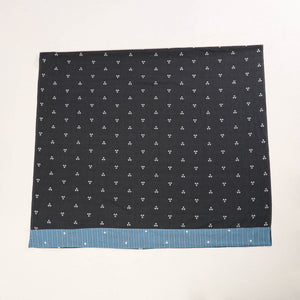 Black - Rangoli Jacquard Cotton Blouse Piece