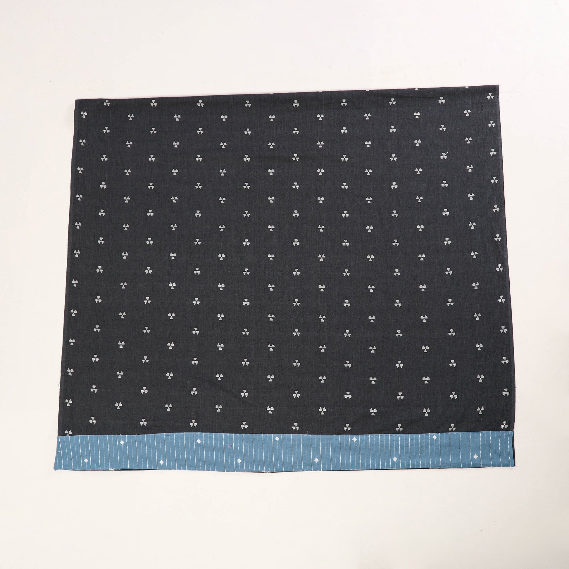 Black - Rangoli Jacquard Cotton Blouse Piece