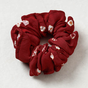 Bandhani Tie-Dye Cotton Elastic Rubber Band/Scrunchie
