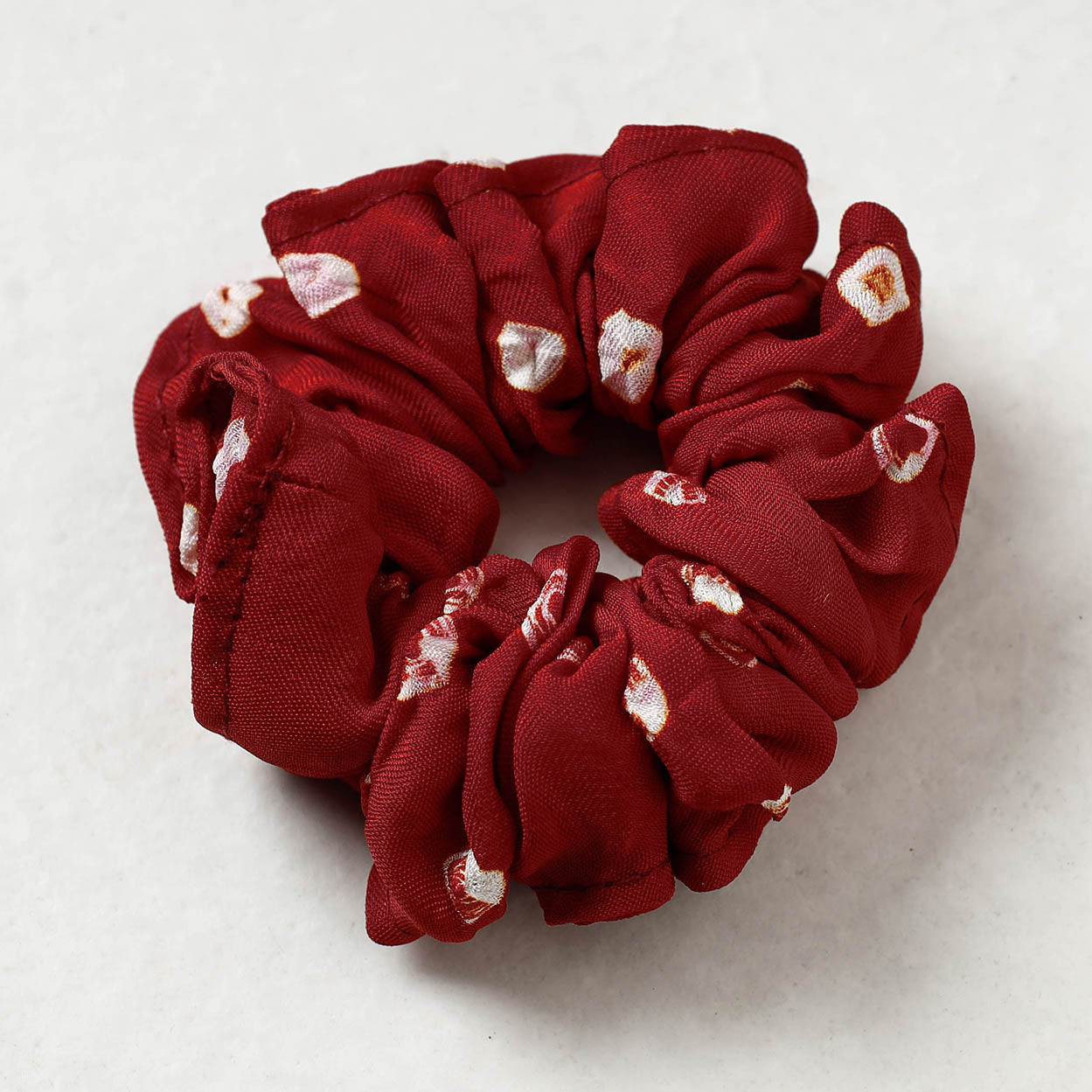 Bandhani Tie-Dye Cotton Elastic Rubber Band/Scrunchie