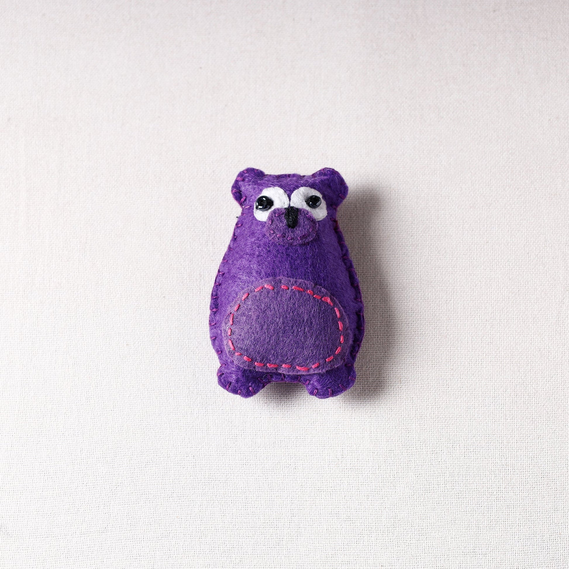 Bear- Handmade Felt Magnet