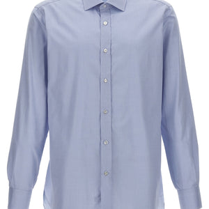 Barba Textured Cotton Shirt