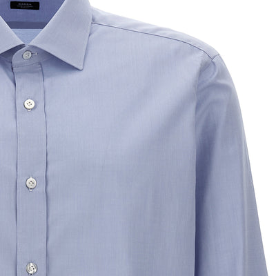 Barba Textured Cotton Shirt