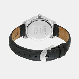 Fashion Women Quartz Silver Dial Analog Leather Watch T2N150