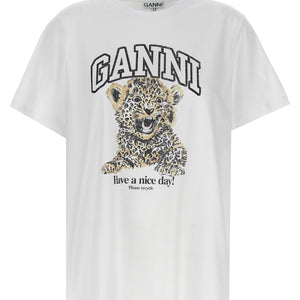 Ganni Leopard T-shirt