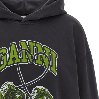 Ganni Basic Jersey Cherry Hoodie