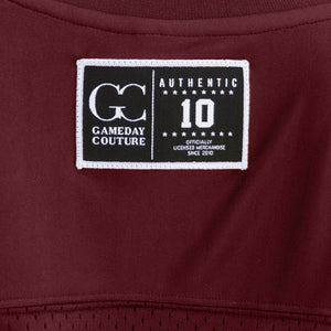 SOUTH CAROLINA GAMECOCKS UNTIL KICKOFF OVERSIZED V-NECK RHINESTONE-STRIPED TRIM FASHION JERSEY