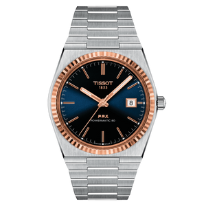 Tissot T-Gold Black & Blue Dial Men 40mm