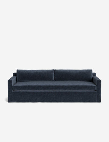 Indigo Performance Striated Velvet
