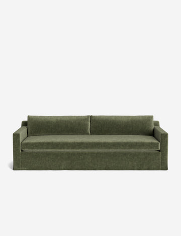 Moss Performance Striated Velvet
