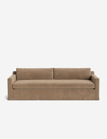Taupe Faux Mohair