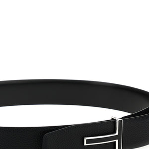 Tom Ford Logo Leather Belt