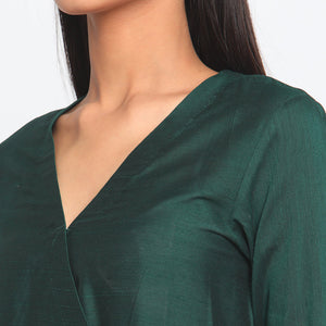 Green Silk Angrakha Set | Relove
