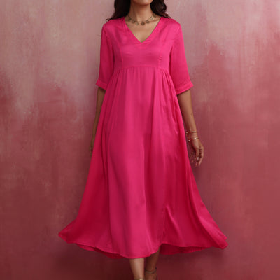 trueBrowns Modal Pink Dress