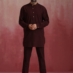 trueBrowns Men's Cola Cotton Co-ord set