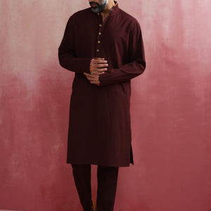 trueBrowns Men's Cola Kurta