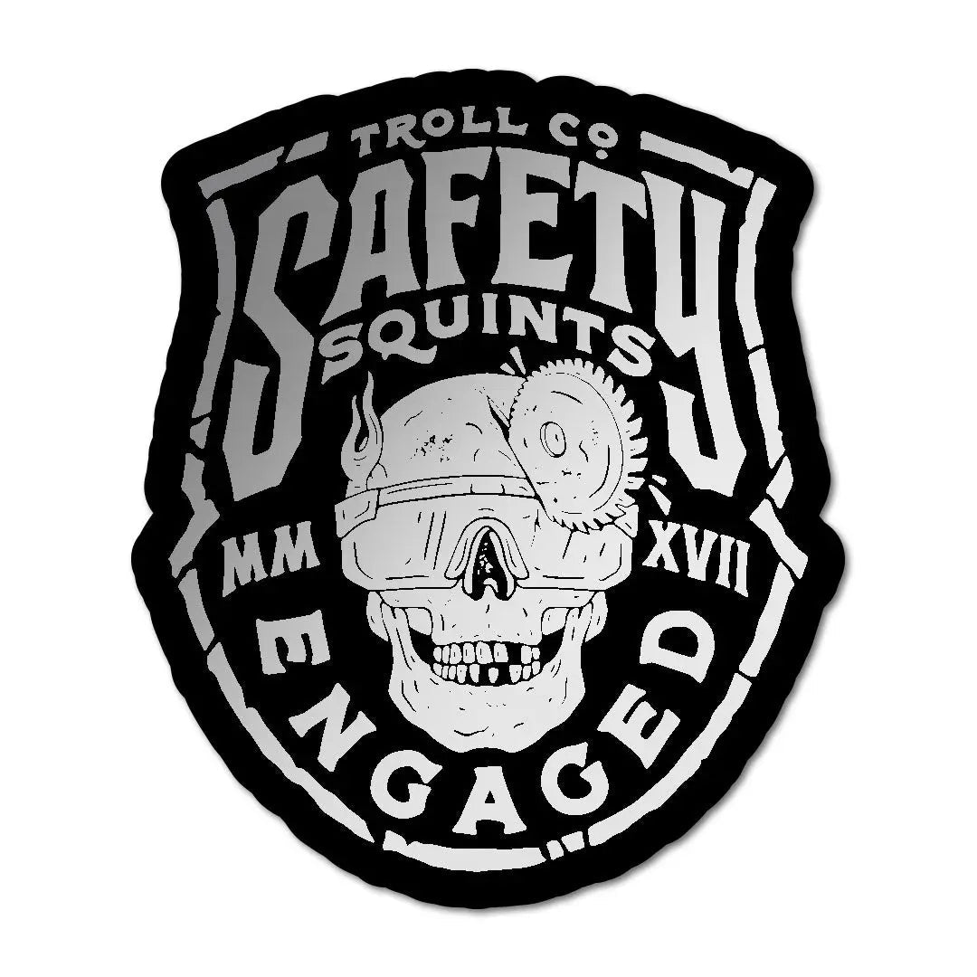 Safety Squints Die Cut Sticker