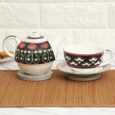 India Circus Gruidae's Trance Tea Set | Set of 3 Pcs