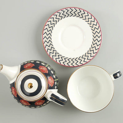 India Circus Gruidae's Trance Tea Set | Set of 3 Pcs