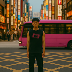 The Temple - Sleeveless T-Shirt ( Black)