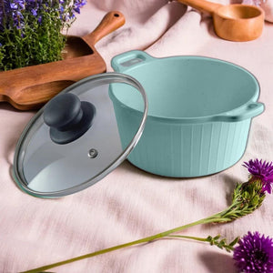 Terraware Melamine Casserole with Glass Lid