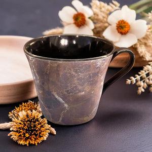 Terraware Melamine Milk Mug | Brown Marble | 1 Pc