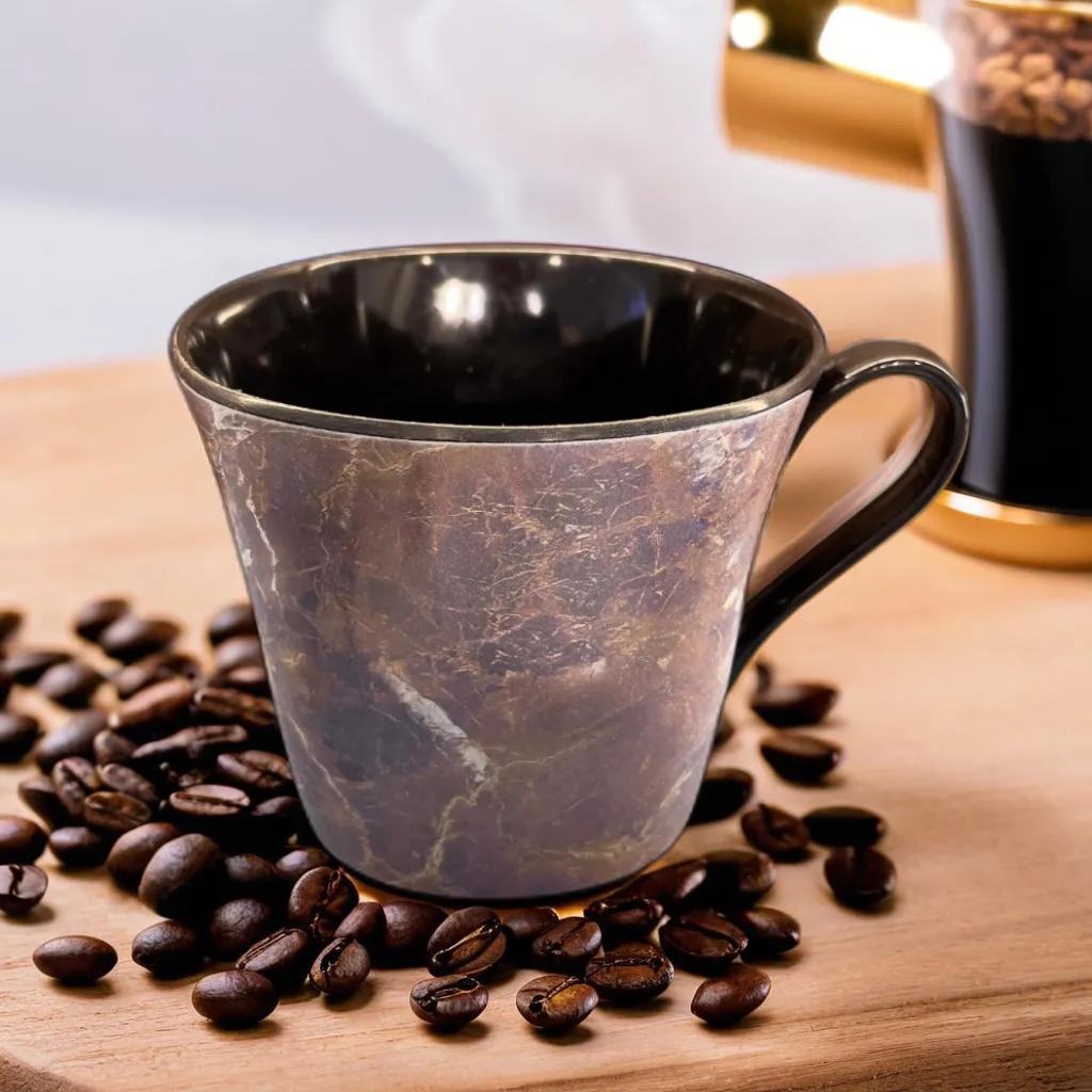 Terraware Melamine Milk Mug | Brown Marble | 1 Pc