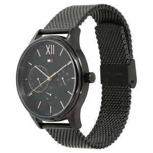 Tommy Hilfiger Damon Black Dial Men 44mm