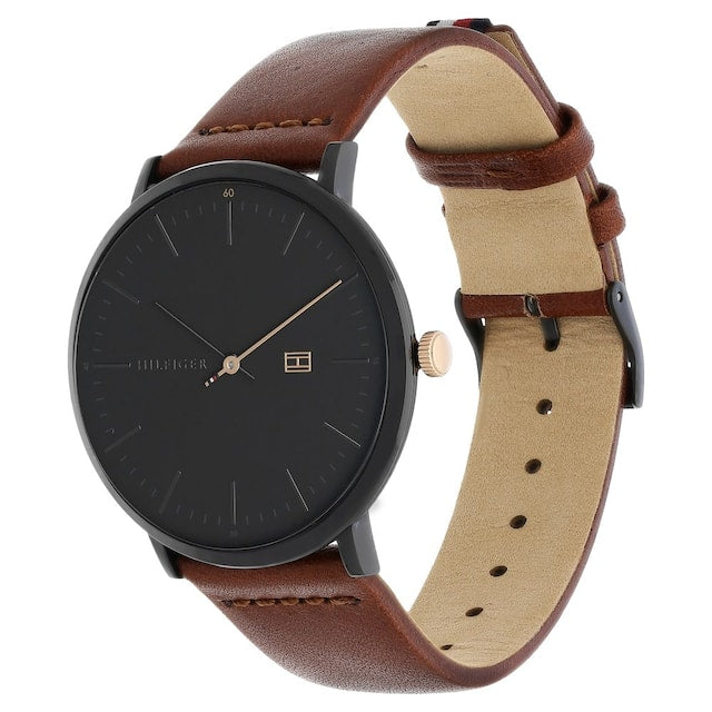 Tommy Hilfiger Classic Black Dial Men 42mm