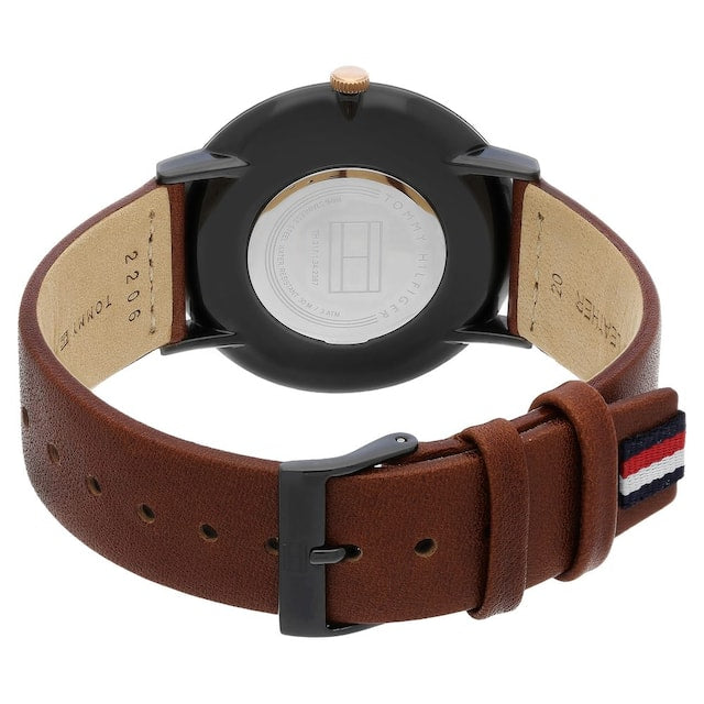 Tommy Hilfiger Classic Black Dial Men 42mm