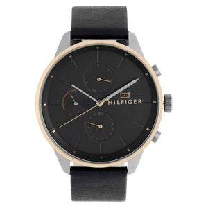 Tommy Hilfiger Quartz Black Dial Men 44mm