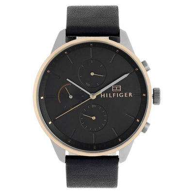 Tommy Hilfiger Quartz Black Dial Men 44mm