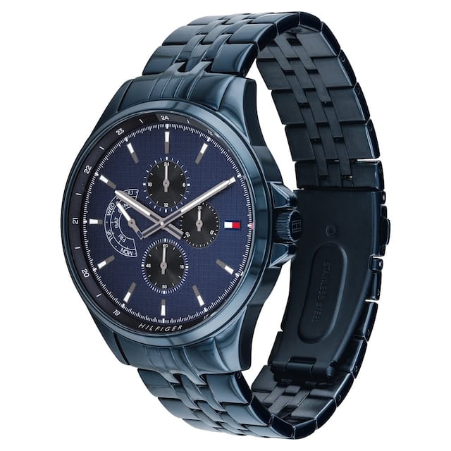Tommy Hilfiger Dress Blue Dial Men 46.3mm
