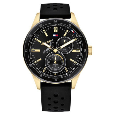 Tommy Hilfiger Austin Black Dial Men 44mm