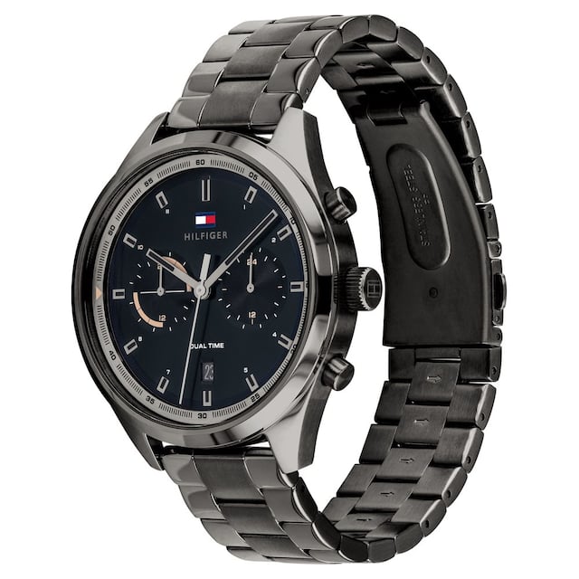 Tommy Hilfiger Quartz Black Dial Men 44mm
