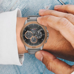 Tommy Hilfiger Harley Grey Dial Men 46mm