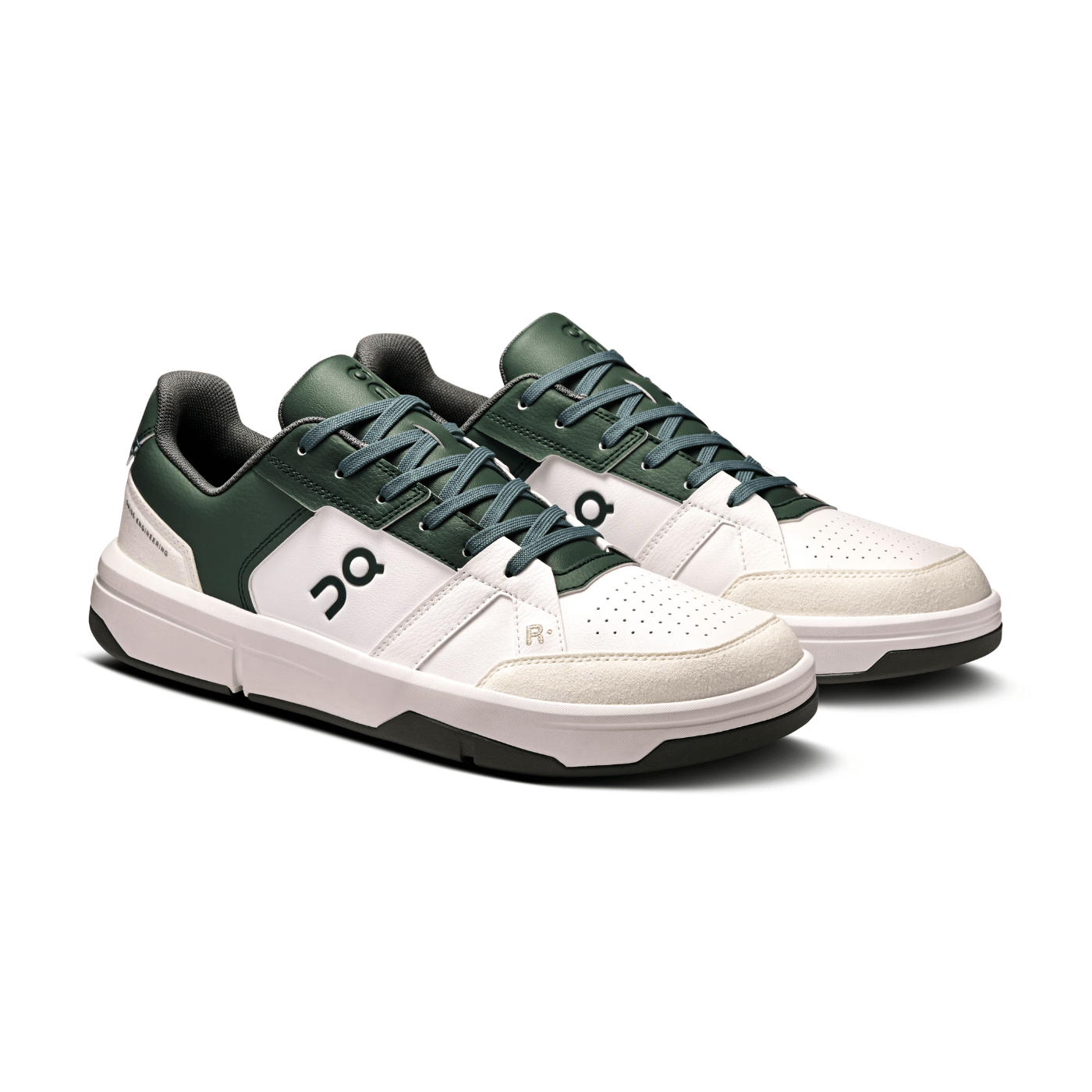 On Running THE ROGER Clubhouse White Olive